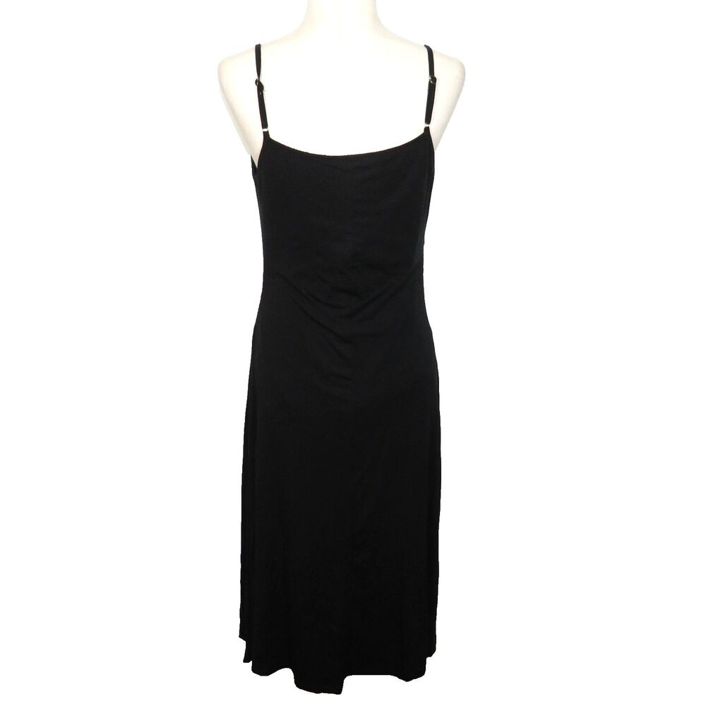OGL Black Soft Stretchy Side Ruched Brami Maxi Dress Size XL - Picture 6 of 8